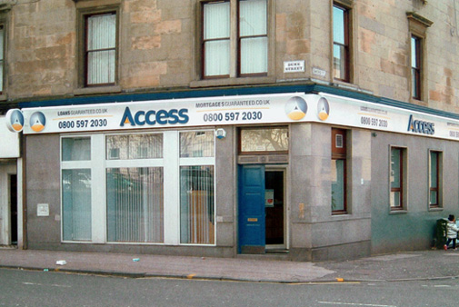 Retailer Signs for Access 