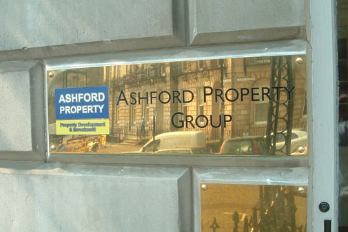 Commercial Signs For Ashford Property Group 