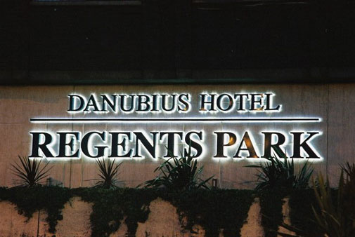 Hotel Signs for Danubius